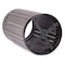 Alpine Industries 32 gal Round Outdoor Can, Grey, Steel + Plastic wood, 20 in ALP4400-01-GRY - alternate 2